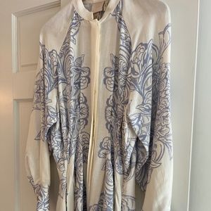 H&M long sleeve print dress